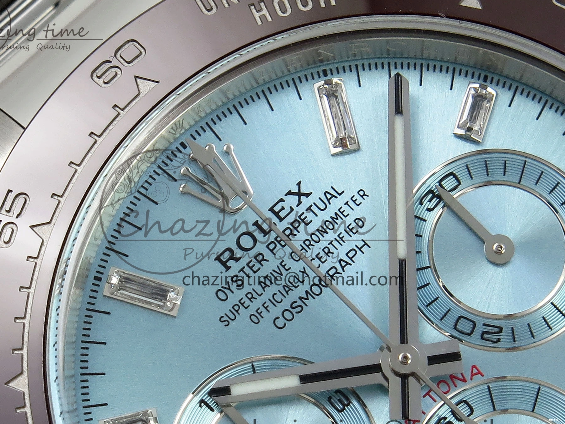 MiroTime 0423 Daytona 116506 Clean 1:1 Best Edition Ice Blue Dial Crystal Markers on SS Bracelet SA4130 V Popular 1702
